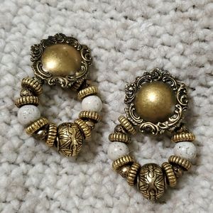 Vintage clip on earrings